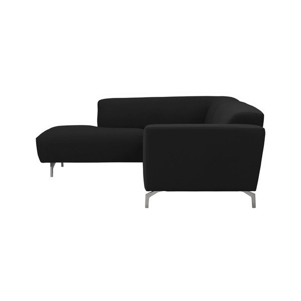 Czarny narożnik lewostronny Windsor & Co Sofas Orion-image-2