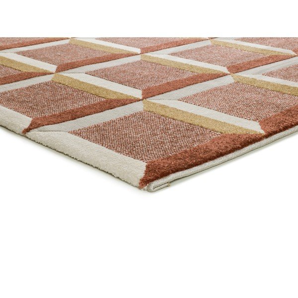 Dywan w kolorze terakoty 80x150 cm Amara – Universal-image-4