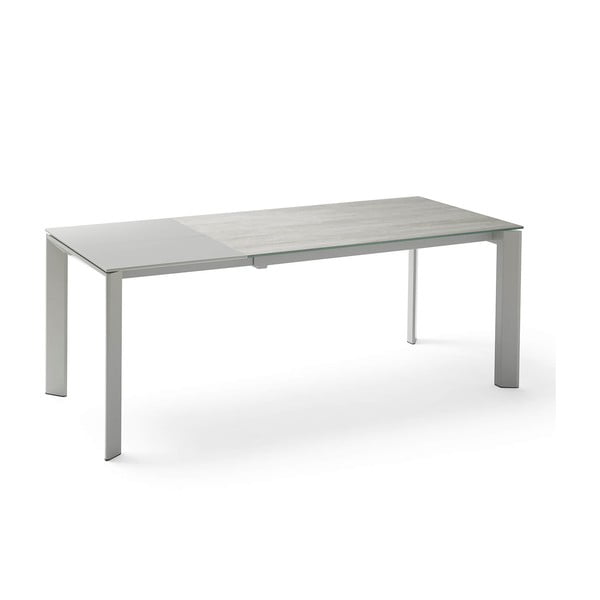 Szary stół rozkładany do jadalni sømcasa Lisa Blaze, dł. 140/200 cm