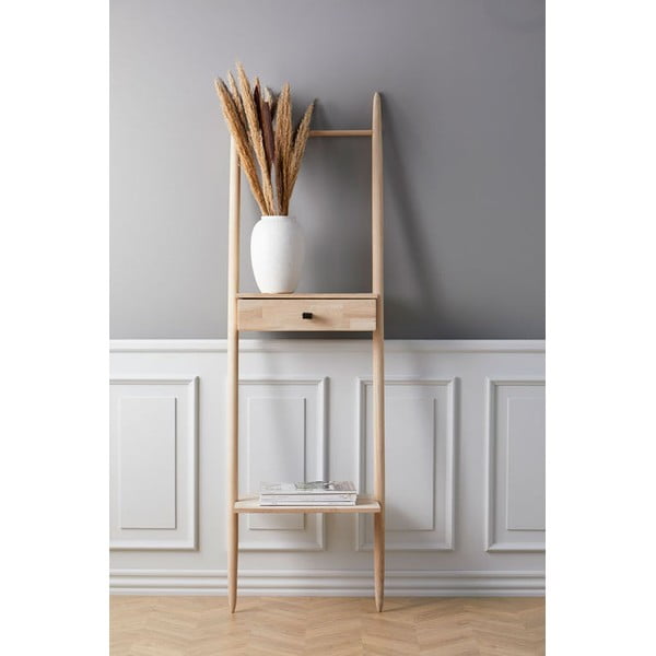 Regał z litego drewna dębowego 30x170 cm Ebern – Villa Collection-image-1