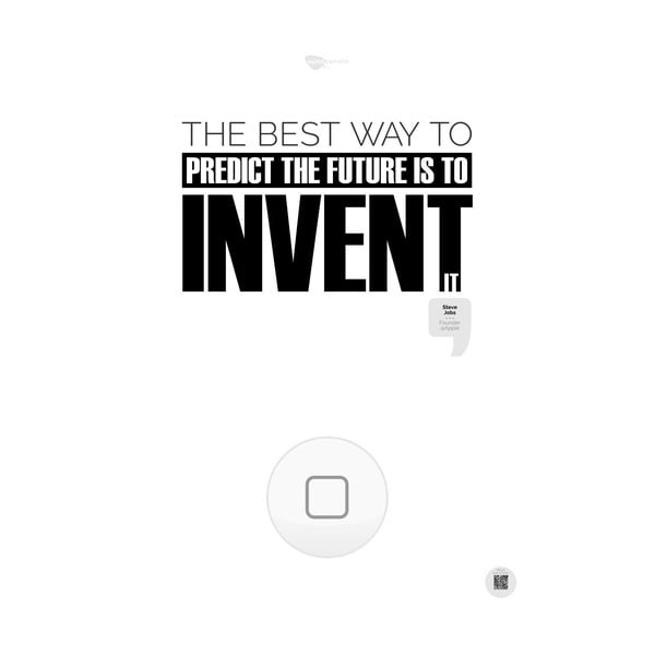Plakat The best way to predict the future is to invent it White, 70x50 cm