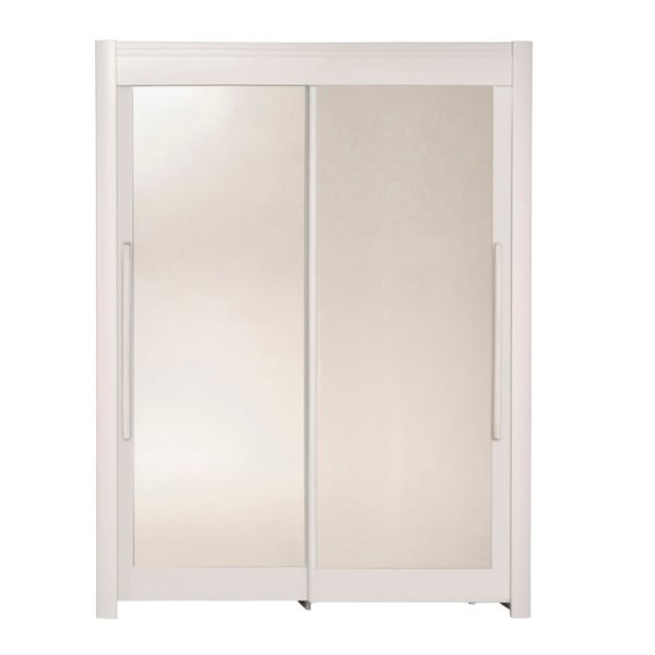 Biała szafa z przesuwanymi drzwiami Parisot Adorlée, szer. 160 cm
