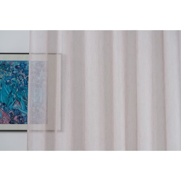 Różowa firanka 140x260 cm Modena – Mendola Fabrics-image-3