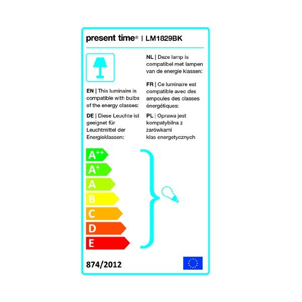 Czarna lampa sufitowa Leitmotiv Lucid-image-2