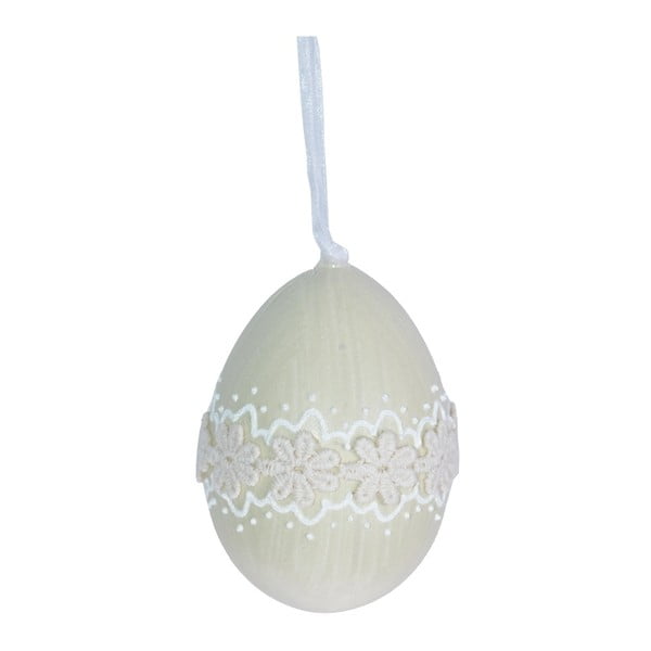 Zielone jajko dekoracyjne Ewax Egg Flower