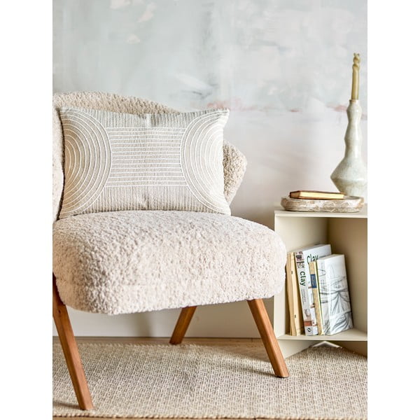 Poduszka dekoracyjna z mieszanki lnu 35x50 cm Chun – Bloomingville-image-1