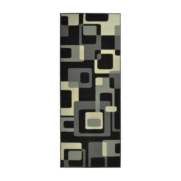 Czarny dywan Hanse Home Hamla Retro, 80x150 cm