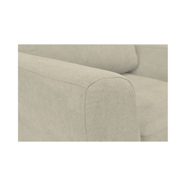 Kremowy fotel z jasnymi nogami Mazzini Sofas Flower-image-3