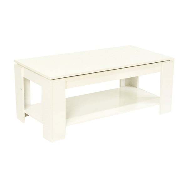 Biały stolik z podnoszonym blatem Evergreen House Simply