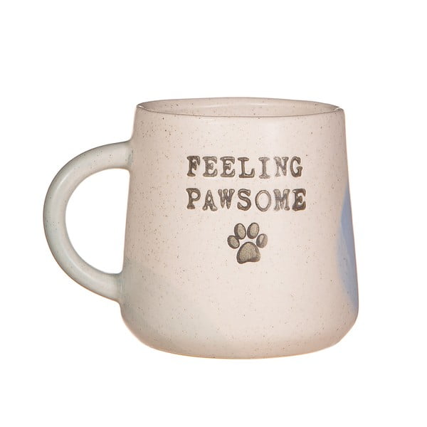 Beżowy ceramiczny kubek 350 ml Pawsome Parent – Sass & Belle-image-1