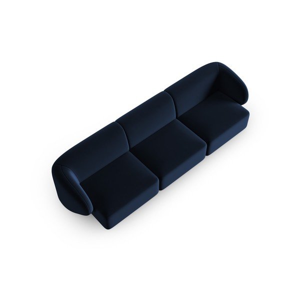 Niebieska aksamitna sofa 266 cm Paolo – Milo Casa-image-1