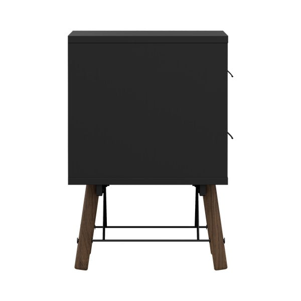 Ciemnobrązowa szafka nocna Ry – Tvilum-image-3