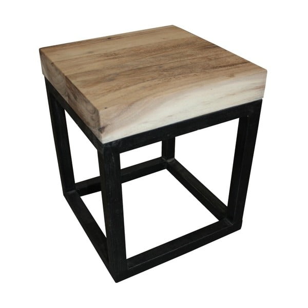 Stolik z drewna tekowego HSM Collection Kayle, 35x45 cm