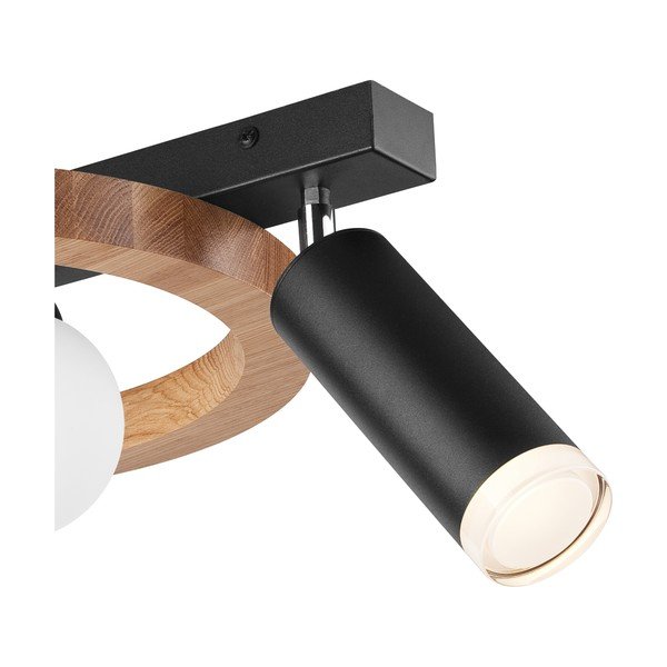 Lampa sufitowa w czarno-naturalnym kolorze 40x50 cm Otis – LAMKUR-image-3