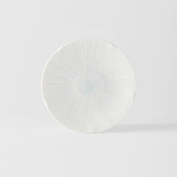 Jasnoniebieski ceramiczny talerzyk deserowy ø 13 cm ICE WHITE – MIJ-image-2