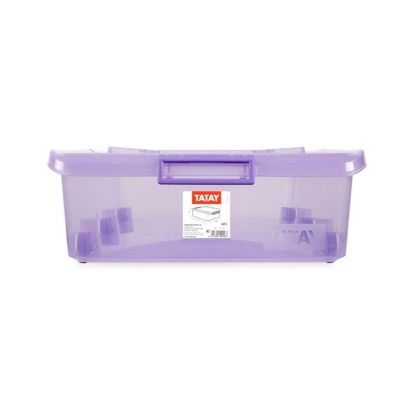 Fioletowy pojemnik na kółkach pod łóżko Ta-Tay Storage Box-image-1