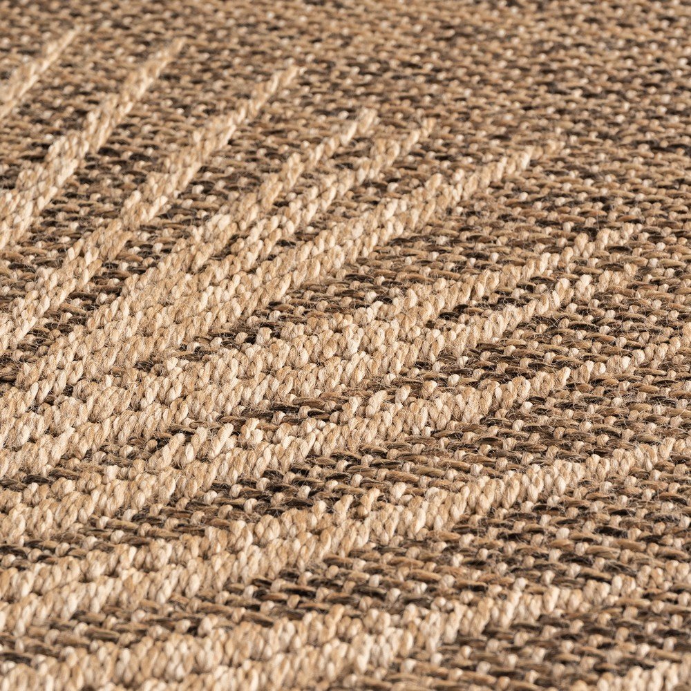 Brązowy okrągły dywan odpowiedni na zewnątrz ø 160 cm Timber 1403 – Ayyildiz Carpets (zdjęcie 3)