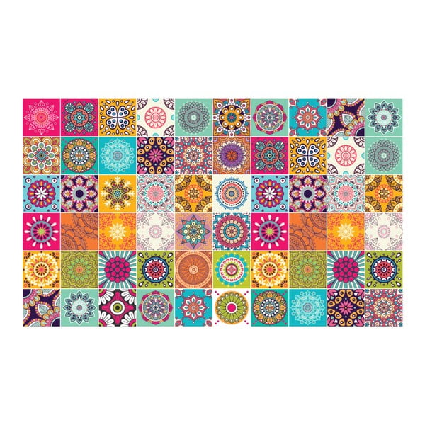 Zestaw 60 naklejek ściennych Ambiance Flow, 15x15 cm-image-2