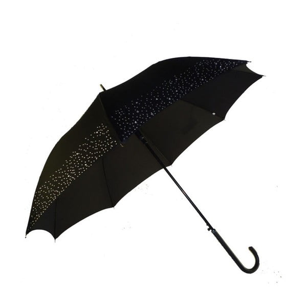 Czarna parasolka Ambiance Black With Rhinestone