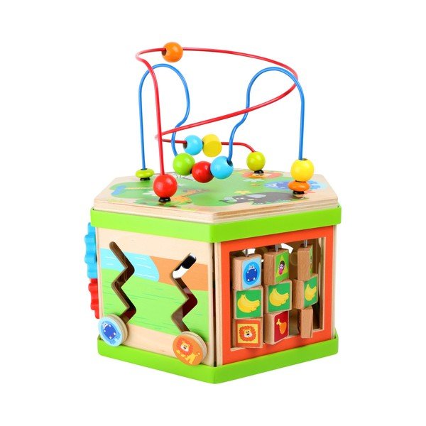 Drewniana zabawka do rozwoju motoryki Legler Safari-image-1