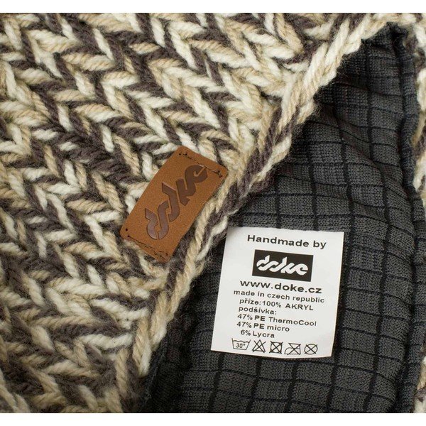 Czapka pleciona DOKE Mix Beanie-image-1