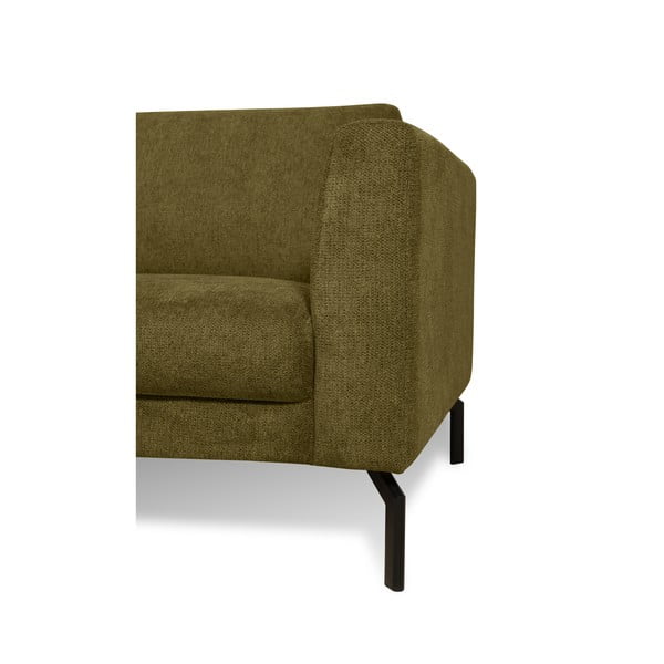 Musztardowa sofa 165 cm Gomero – Scandic-image-3