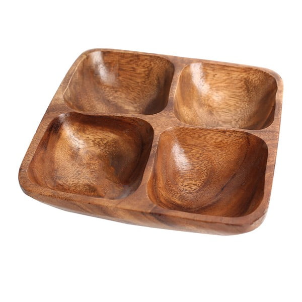 Brązowa drewniana miska do serwowania Kora – Premier Housewares-image-2