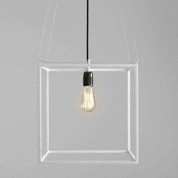Biała lampa wisząca Custom Form Metric-image-2
