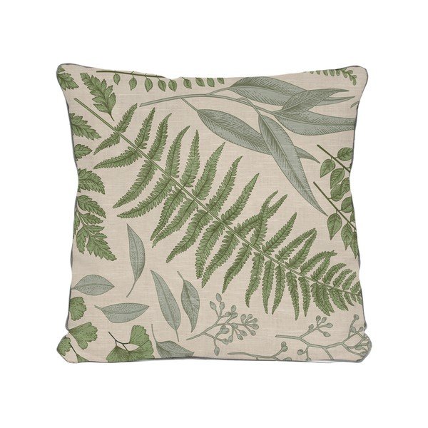 Beżowa poduszka z motywem liści Really Nice Things Botanical, 45x45 cm-image-3