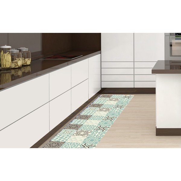Chodnik winylowy Huella Déco Turquesa 180x50 cm-image-1