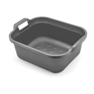 Stalowoszara plastikowa miska z rączkami Addis, 39x32x14 cm
