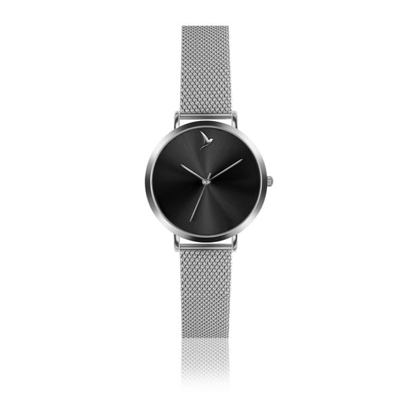 Zegarek damski z paskiem ze stali nierdzewnej w srebrnym kolorze Emily Westwood Black