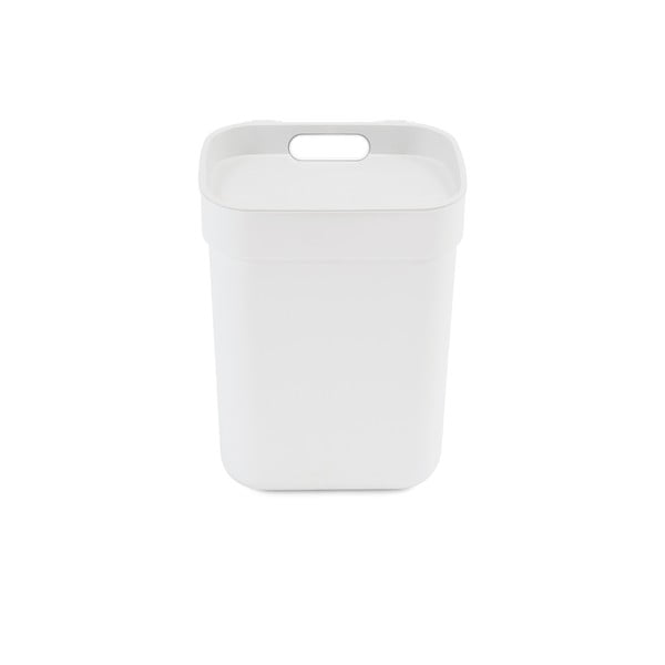 Biały kosz na śmieci do segregacji odpadów z plastiku z recyklingu 10 l Ready To Collect – Curver-image-3