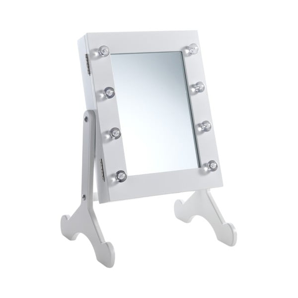 Lustro z oświetleniem kosmetyczne 29x44 cm Coffer Lux LED – Tomasucci