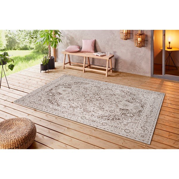 Brązowo-beżowy dywan odpowiedni na zewnątrz Ragami Vienna, 160x230 cm-image-3