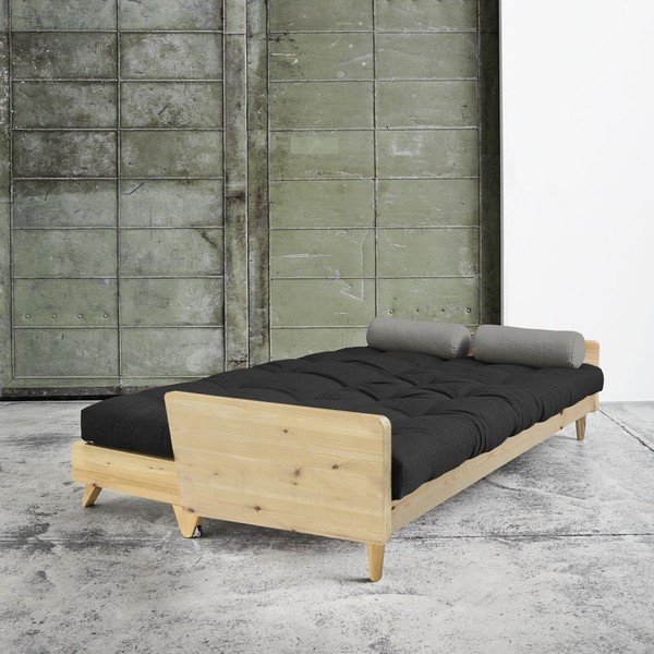 Sofa rozkładana Karup Indie Natural/Dark Grey/Granite Grey-image-1