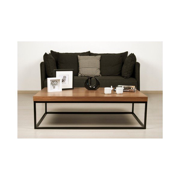 Stolik z dekorem drewna orzechowego TemaHome Prairie-image-2