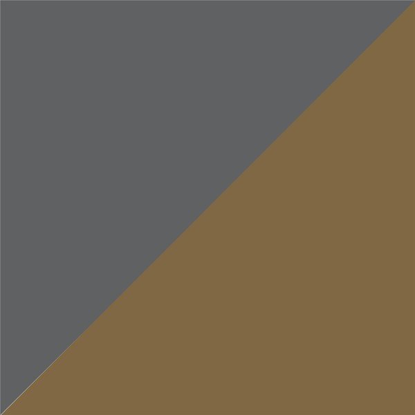 Regał w szaro-złotym kolorze CosmoLiving by Cosmopolitan Ella-image-1