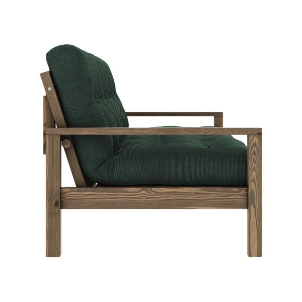 Ciemnozielona rozkładana sofa 205 cm Knob – Karup Design-image-4