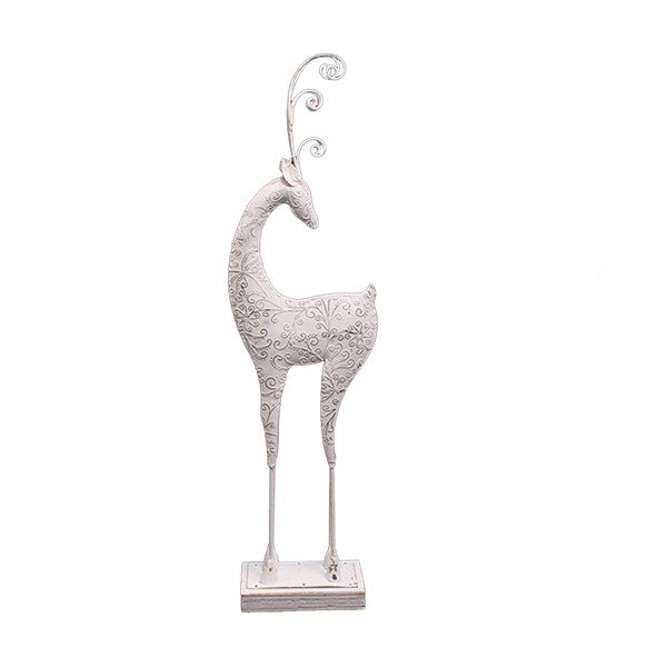 Dekoracyjny renifer metalowy, 56 cm