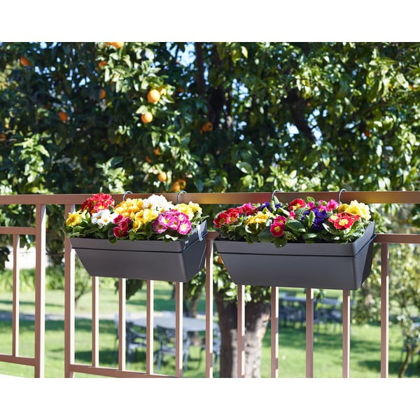 Samonawadniająca doniczka z plastiku z recyklingu 50 cm Capri – Artevasi-image-1