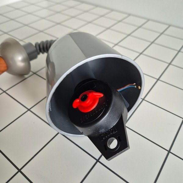 Lampa wisząca w srebrno-ciemnobrązowym kolorze ze szklanym kloszem ø 30 cm Ciara – LAMKUR-image-4