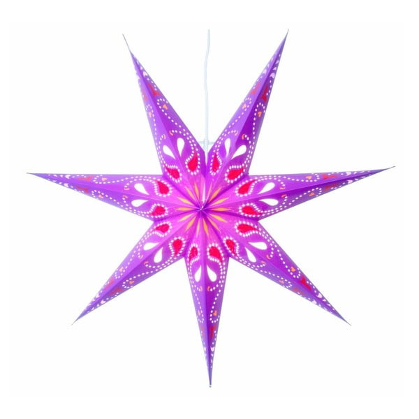 Gwiazda świecąca Siri Purple, 70 cm