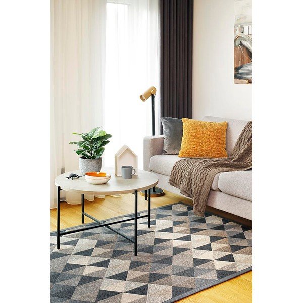 Szary dwustronny dywan Narma Kiva, 80x250 cm-image-3