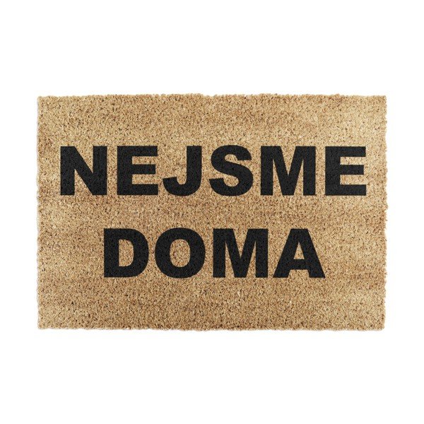 Wycieraczka z włókna kokosowego 40x60 cm Nejsme Doma – Artsy Doormats