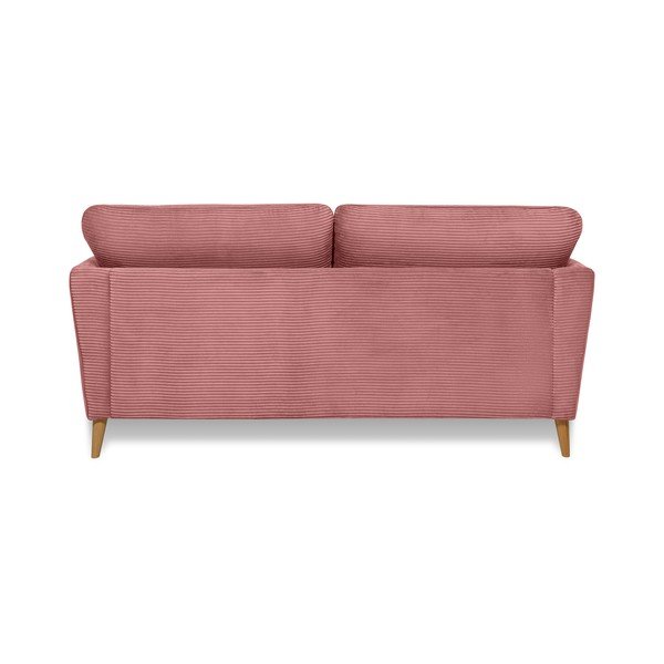 Różowa sztruksowa sofa 170 cm Paris – Scandic-image-3