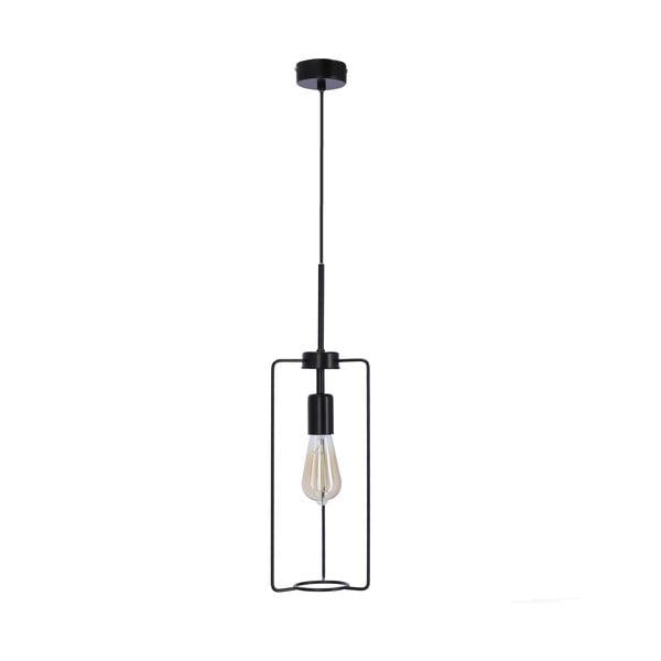 Czarna metalowa lampa wisząca ø 25 cm Cord – Candellux Lighting
