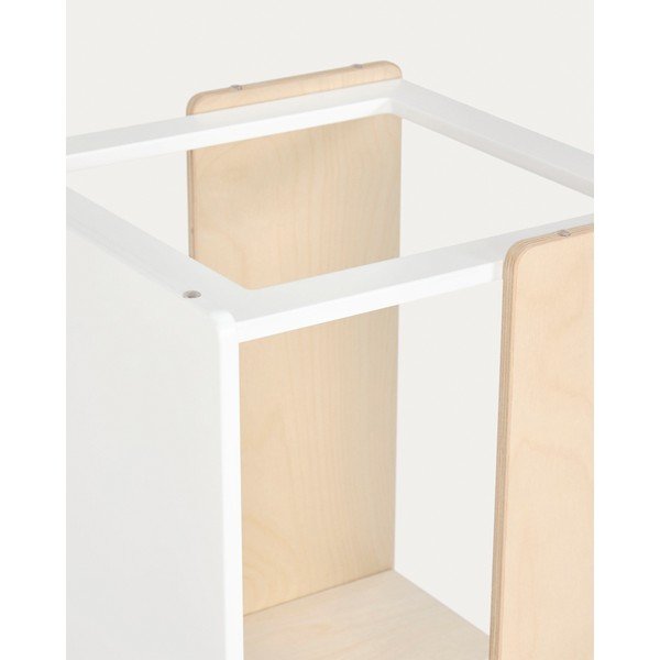 Biało-naturalny pomocnik kuchenny dla dzieci Nuun – Kave Home-image-4