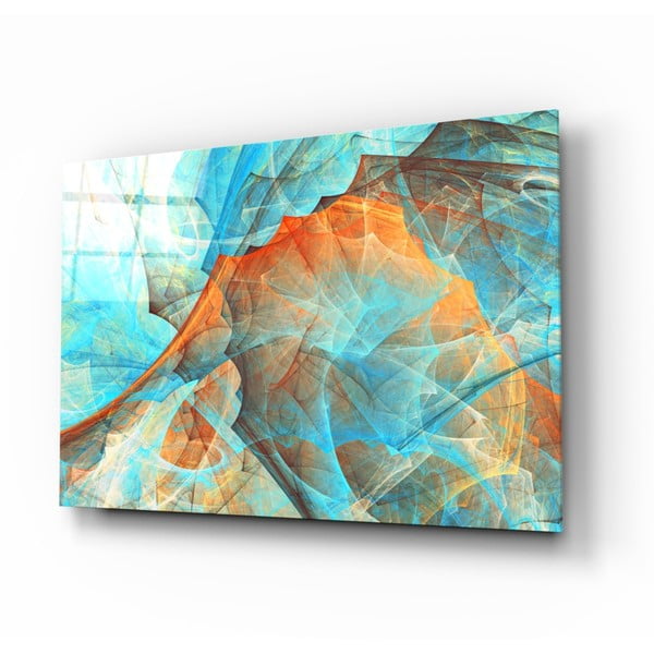 Szklany obraz Insigne Colored Nets, 110x70 cm