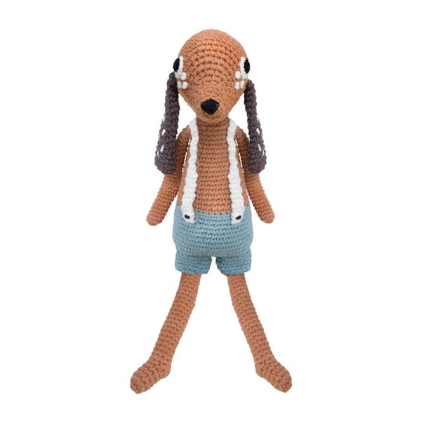 Szydełkowa zabawka Sebra Crochet Animal Dog Bob